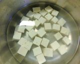 アボカド・コーン❀ミートソースで豆腐丼作り方1写真