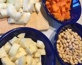 お豆の洋風五目煮作り方1写真