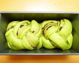 あこがれのマーブル模様♪抹茶あん食パン作り方18写真