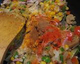 我が家のスパイシーカレーピラフ作り方6写真