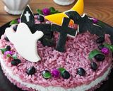 ハロウィンカラー♪黒豆ごはんケーキ☆作り方7写真