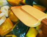 カボチャとレンコンの地鶏煮込み作り方5写真