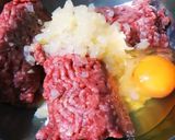 誰でも簡単ハンバーグ(玉ねぎの肉詰め)作り方6写真