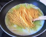 超簡単☆チキン＆アボカドのグリーンパスタ作り方3写真