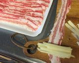 豚バラ肉のポテト巻しめじ添作り方2写真
