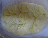 チーズたっぷり♪野菜とベーコンの重ね焼き作り方3写真