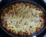チーズたっぷり♪野菜とベーコンの重ね焼き作り方9写真