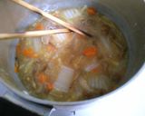 野菜たっぷり白菜と人参なめこのお味噌汁作り方7写真