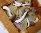 食パンで簡単！クリスピーピザ♪作り方4写真