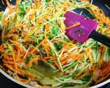 5分で完成★水菜と人参とツナの温サラダ作り方3写真