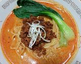 麻婆豆腐の素で豆乳担々麺作り方5写真