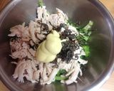 ゴーヤと鶏肉の塩昆布マヨサラダ作り方6写真