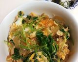 今日晩御飯 親子丼（ささ身）作り方4写真