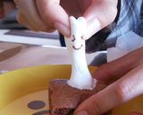 ハロウィンにも☆簡単おばけのプチケーキ。作り方10写真
