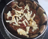 ムカサ風茄子とミートソソースの重ね焼き作り方3写真