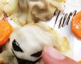 お弁当に★ハロウィンゴースト逆さま焼売☆作り方7写真