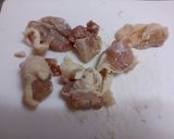 鶏肉とじゃが芋のケチャップ煮作り方1写真