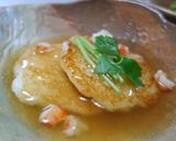 簡単　大根餅の餡かけ作り方4写真
