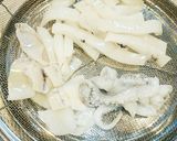 アオリイカと四角豆のオイスターソース炒め作り方1写真