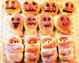 ハロウィン☆オバケパン祭り☆作り方10写真