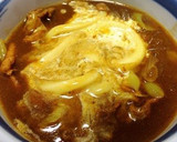 超簡単*✰和風カレーうどん作り方6写真