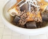 厚揚げとこんにゃくで豚ひき肉のそぼろ煮作り方6写真