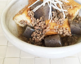 厚揚げとこんにゃくで豚ひき肉のそぼろ煮作り方6写真