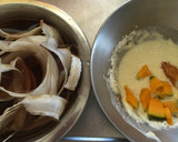 牛蒡と南瓜のかき揚げうどん♪ハロウィン作り方1写真