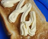 ふわとろスクランブルなめ茸マヨトースト!作り方7写真
