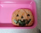 ジャックランタンお弁当作り方2写真