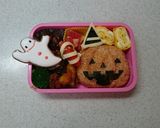 ジャックランタンお弁当作り方4写真
