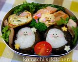 幼稚園 お弁当 ハロウィン♡おばけちゃん作り方5写真