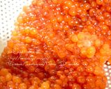 簡単絶品♡生筋子で本当のいくらの醤油漬け作り方4写真