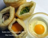 じゅわっ♪うまっ！野菜入り巾着玉子作り方3写真