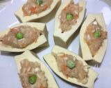 こうや豆腐のひき肉詰め作り方4写真