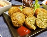 簡単！混ぜて丸めるだけのライスコロッケ＊作り方6写真