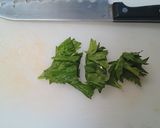 セロリまるごとスープチャーハン作り方1写真