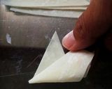 ワンタンの皮deとんがりコーン作り方4写真