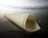 ワンタンの皮deとんがりコーン作り方5写真