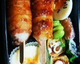 園児弁当　スティック肉巻きおにぎり作り方2写真