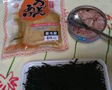 うどんあげ、で、ひじきご飯作り方2写真