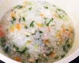 離乳食✨鮭と卵の雑炊作り方3写真
