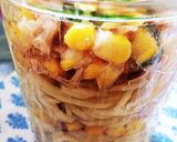ドレッシングdeツナコーンの大葉パスタ作り方4写真