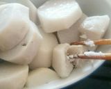 味噌ダレで美味しい✾里芋の豚肉巻き作り方1写真