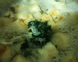 あごだしで！舞茸とお麩とワカメの味噌汁作り方2写真