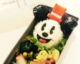 簡単キャラ弁ハロウィンミッキー弁当作り方4写真