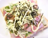 ベーコン×玉葱・葱のピリ辛和トースト作り方5写真