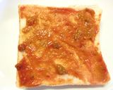 カレー風味*コーンのミートソーストースト作り方1写真