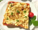 カレー風味*コーンのミートソーストースト作り方4写真