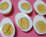 ピリ辛♪ゆで卵のハム＆キムチチーズ焼き作り方1写真